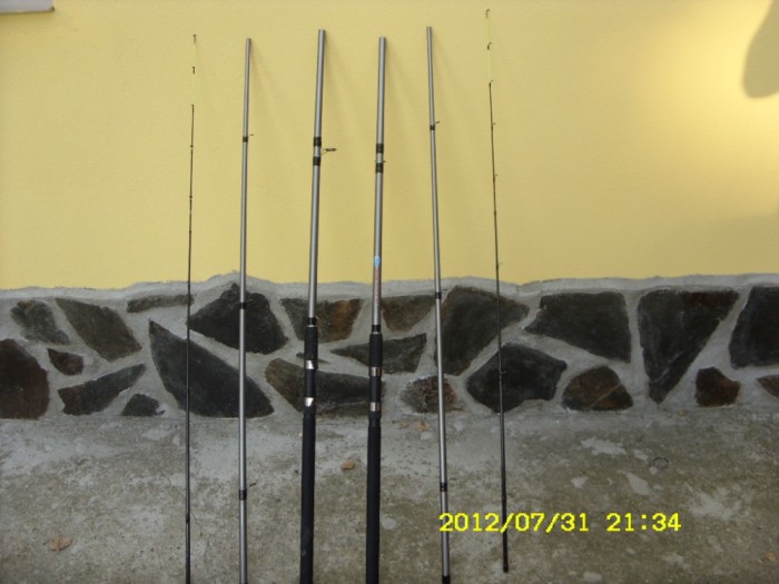 vand 2 lansete baracuda strom feeder de 360, folosite la o partida de peste foto mare vand 2 lansete baracuda strom feeder de 360, folosite la o partida de peste foto mare